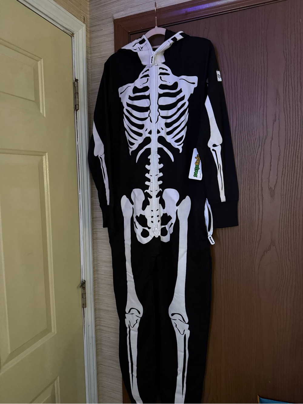 Tipsy Elves Black and White Skeleton Costume - Picture 2 of 11